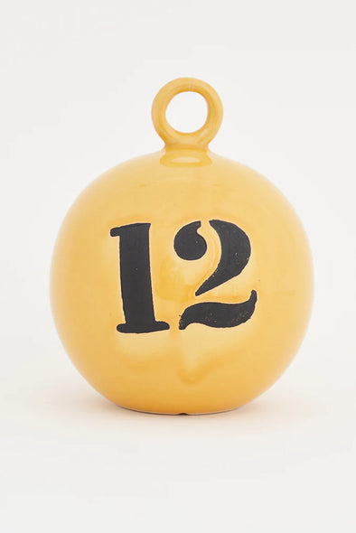 Ceramic Colored Buoys with Number 6