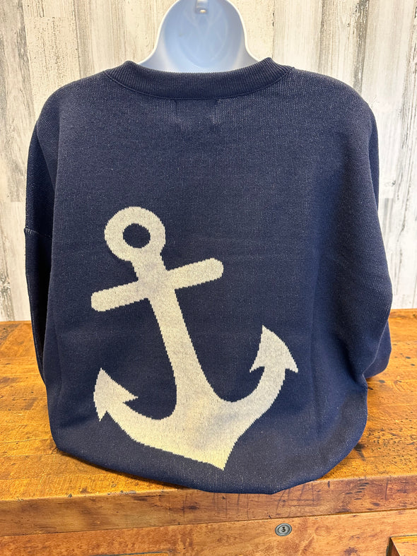 Lake Life Anchor Relaxed Body Sweater