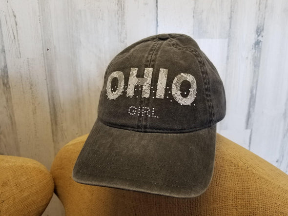 Ohio Girl Bling Cap - Buckeye Lake Place