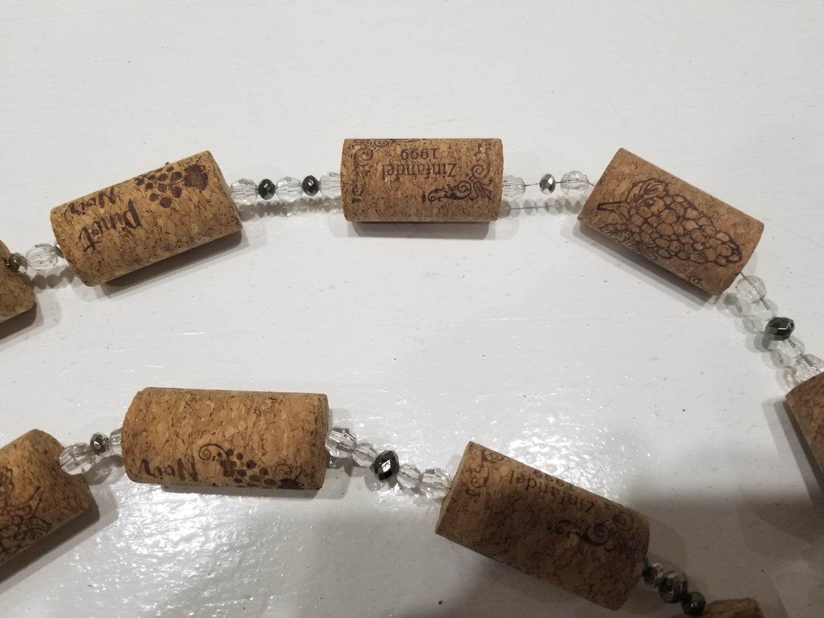 Cork Garland 6', Wine Cork Garland, Garland, Christmas Tree Decor