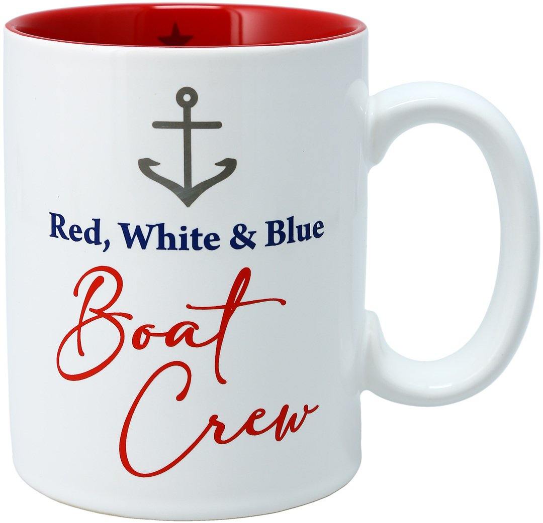 Red Nautical Anchor Cups