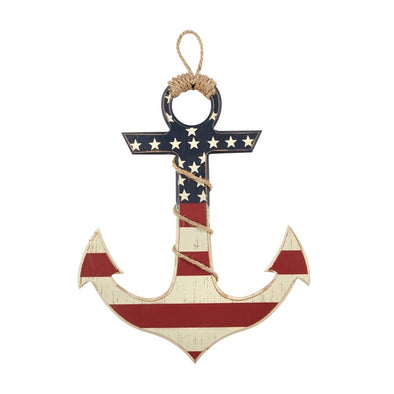 Stars and Stripes Anchor Wall Hanger