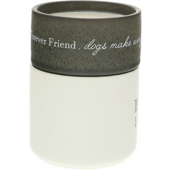 Dog - Stacking Mug and Candle Set 100% Soy Wax Scent: Tranquility