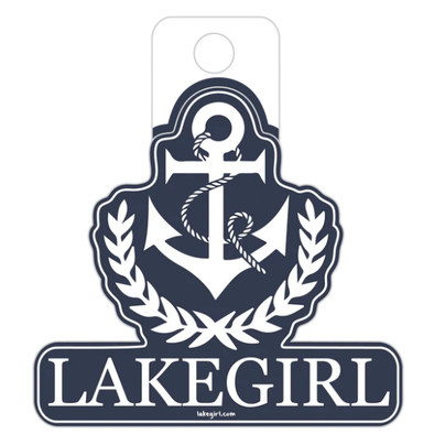 Lakegirl Anchor Sticker