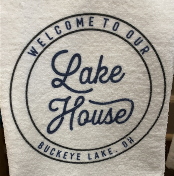 Tea Towel-Lake House