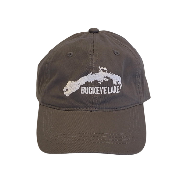 Buckeye Lake Map Embroidered Hat