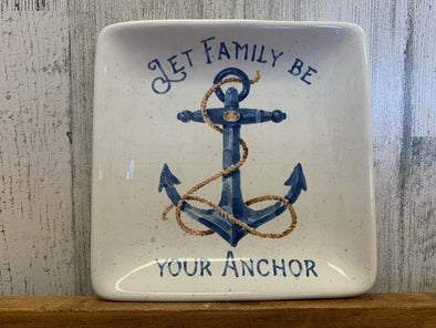 Family Anchor Canape Plate