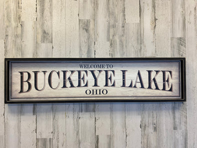 Welcome to Buckeye Lake Sign