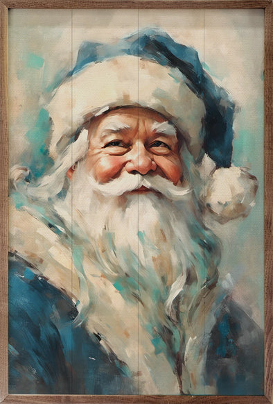 Blue Santa Portrait