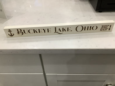 Buckeye Lake, OH Engrave Wood Twigs