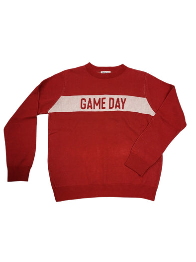 Game Day Knitted Crew Sweater