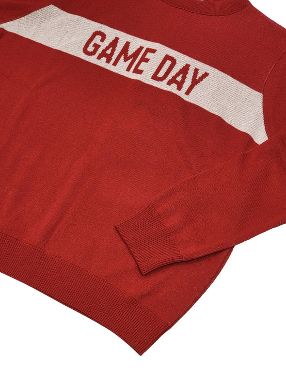 Game Day Knitted Crew Sweater