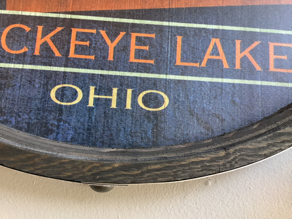 Where Everyday is an Adventure Barrel End - Blue