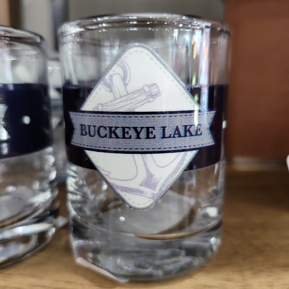 Buckeye Lake Anchor Shot Glass