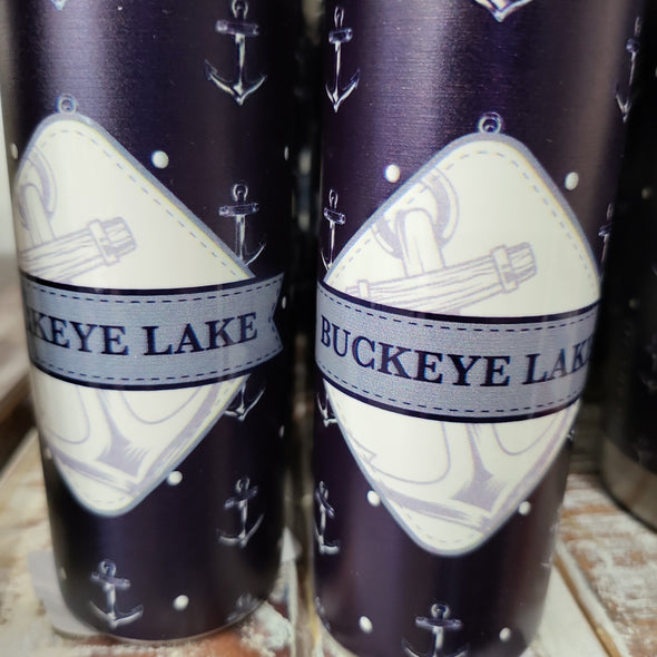 Buckeye Lake Anchor Flask 6oz