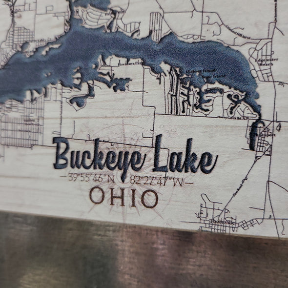 Buckeye Lake Charm Magnet