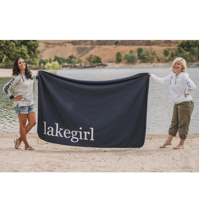 Navy Fleece Blanket