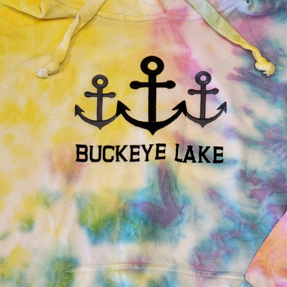 Buckeye Lake Anchors Tie Dye Hoodie