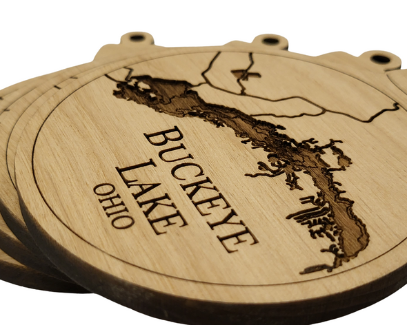 Buckeye Lake Engraved Nautical Ornament