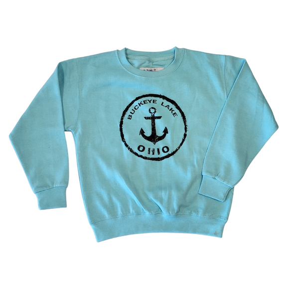 Buckeye Lake Kids Anchor Crew Sweatshirt