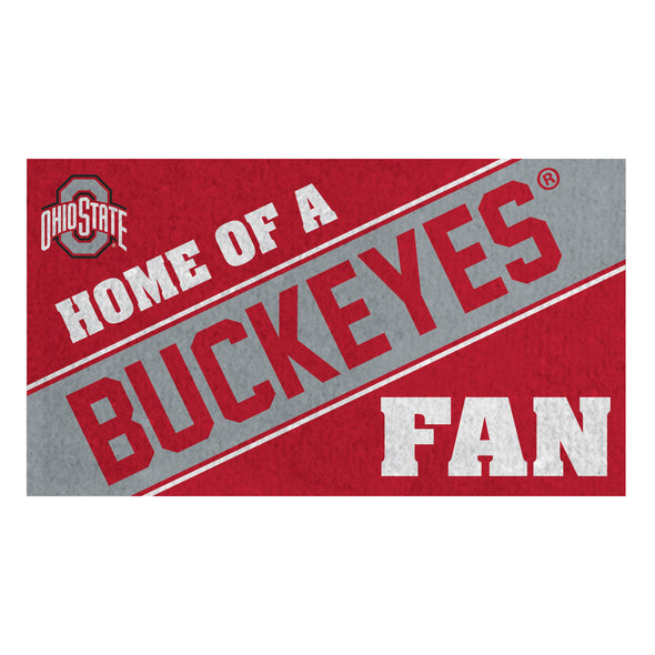 Home of a Fan Ohio State University PVC Trapper Mat