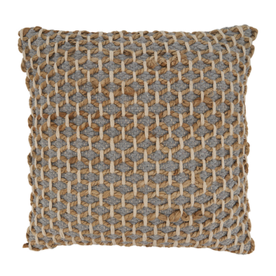 Square Rope Pillow - Down Filled