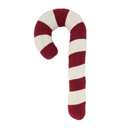 Candy Cane Pillow - Poly Filled