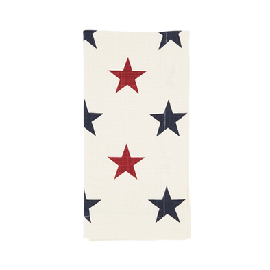 Red and Blue Stars Napkin