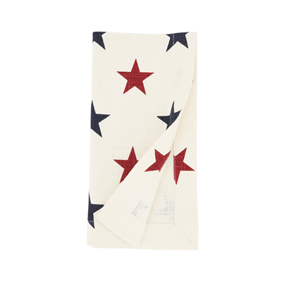 Red and Blue Stars Napkin