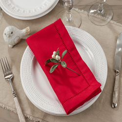 Hemstitched Border Napkin