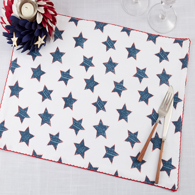 Whipstitch Stars Placemat