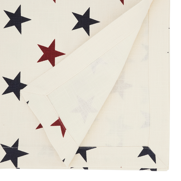 Red and Blue Stars Runner