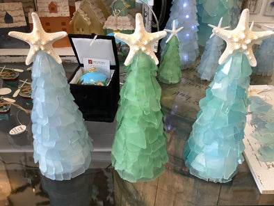 10 inch 3-0 Seaglass Christmas Tree