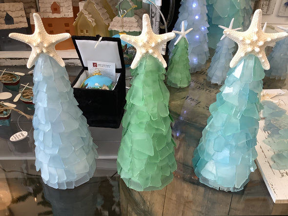10 inch 3-0 Seaglass Christmas Tree