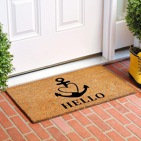 Anchor Hello Doormat