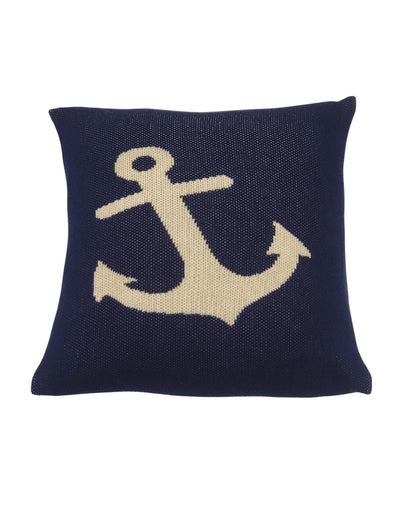 Anchor in Nature Knit Envelope Pillow