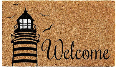 Lighthouse Welcome Doormat