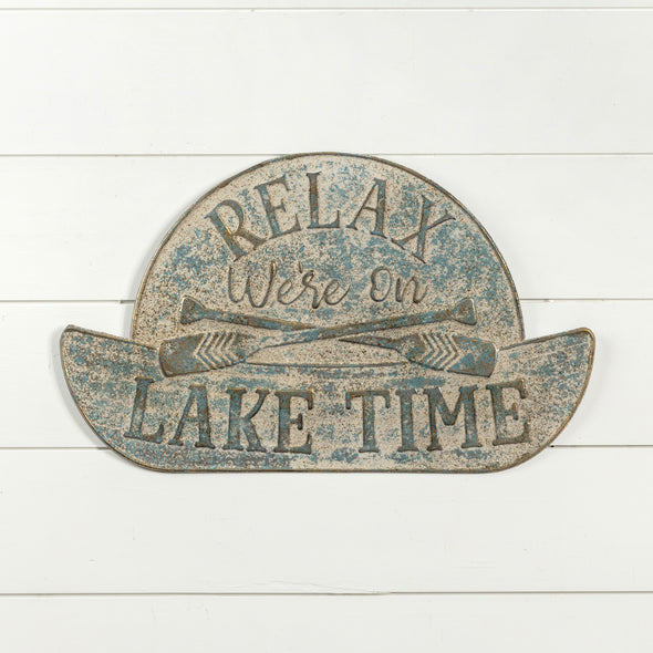Lake Time Plaque