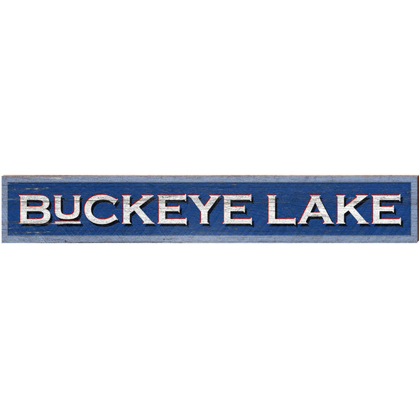 Buckeye Lake Wood Sign