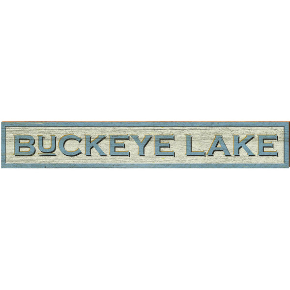 Buckeye Lake Wood Sign