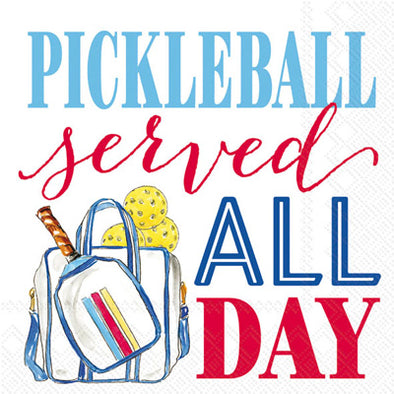 Pickleball Cocktail Napkin