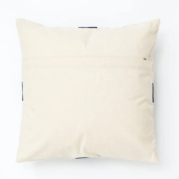 Nautical Symbol Blue & White Pillow