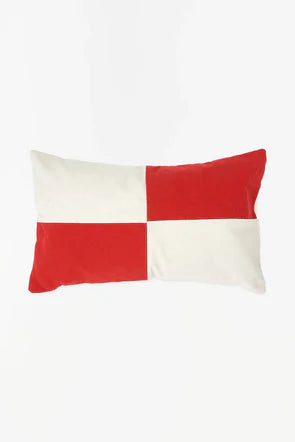 Red and White Flag Cushion.