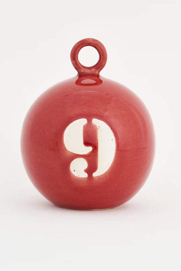 Ceramic Colored Buoys with Number 6