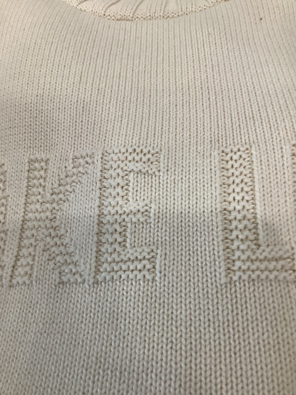 Embossed Jacquard Turtleneck Tunic with Slits
