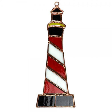 Stained Glass Lighthouse Suncatcher