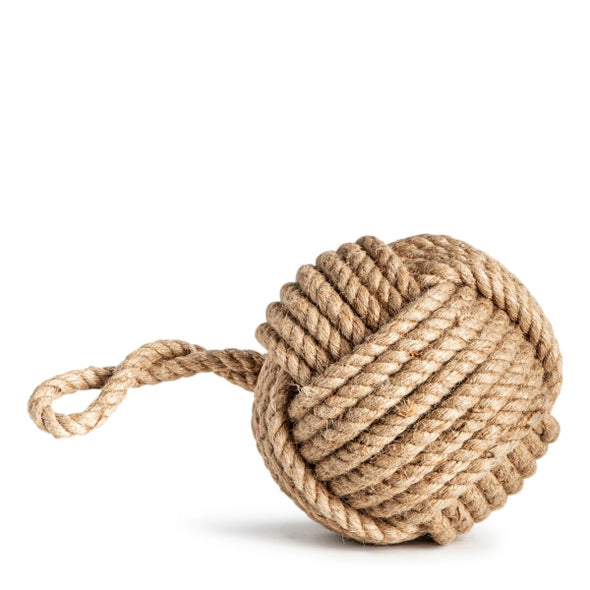 Monkey Fist Knot Doorstop Sisal