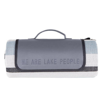 Face to Face Picnic Blanket - We Are Lake People