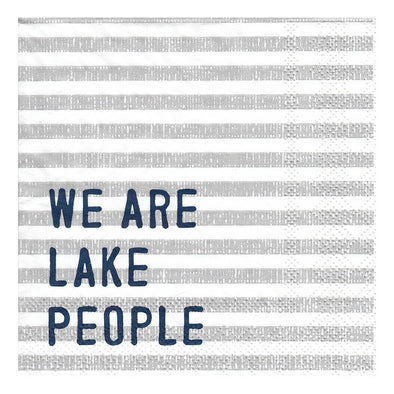 Face to Face Cocktail Napkin - We are Lake People