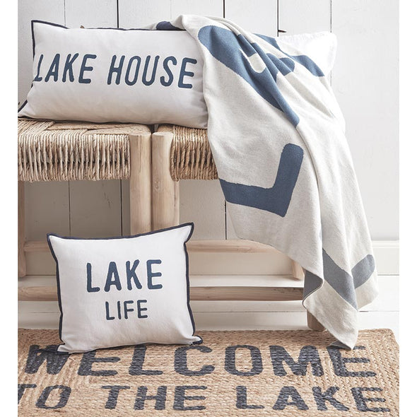 Face to Face Accent Pillow - Lake Life